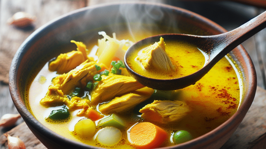 Resep Sup Ayam Kunyit Lezat untuk Hari Dingin